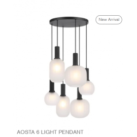 TELBIX-AOSTA 6 LIGHT PENDANT